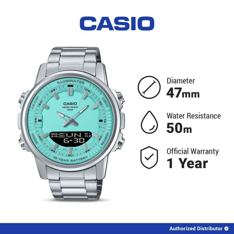 Casio Silver Stainless Steel Men’s Wrist Watch.