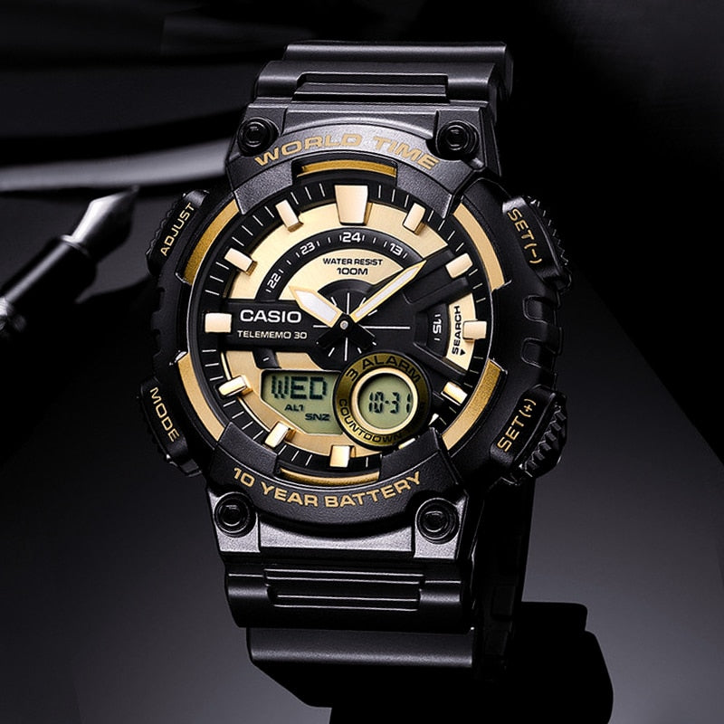 Casio watch men top luxury 100m Waterproof