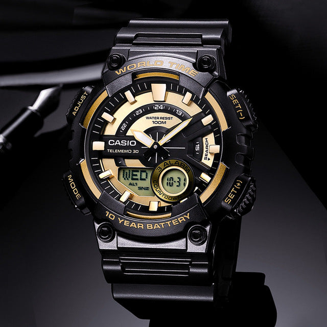 Casio watch men top luxury 100m Waterproof