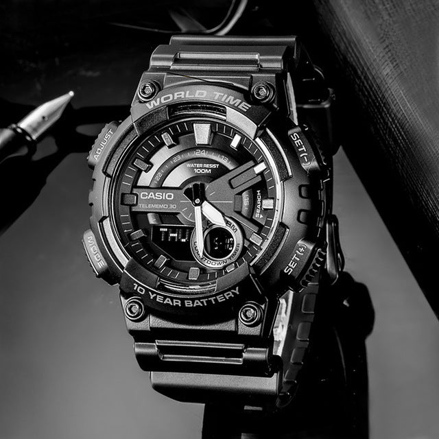 Casio watch men top luxury 100m Waterproof