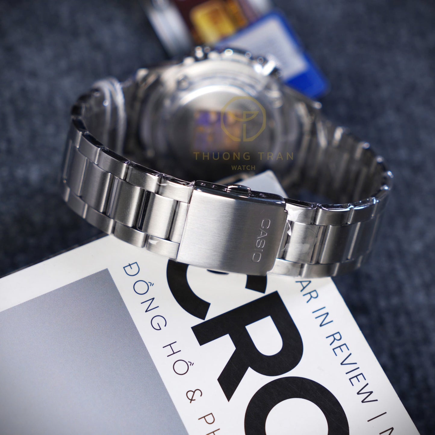 Casio Silver Stainless Steel Men’s Wrist Watch.