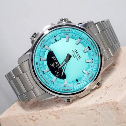Casio Silver Stainless Steel Men’s Wrist Watch.