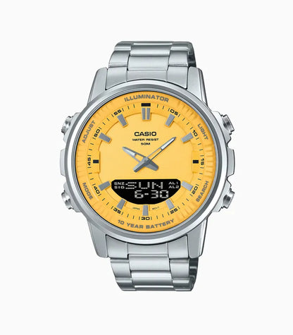 Casio Silver Stainless Steel Men’s Wrist Watch.