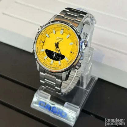 Casio Silver Stainless Steel Men’s Wrist Watch.